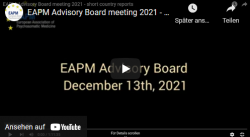 Reports of EAPM National Coordinators 2021 at the Virtual Advisory board meeting